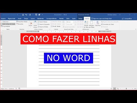Vídeo: Como colocar linha no Word: perguntas e respostas