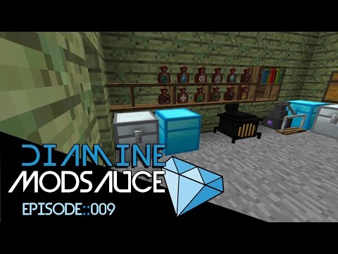 Minecraft :: Diamine ModSauce ::Episode 9 :: House Redesign and more Witchery