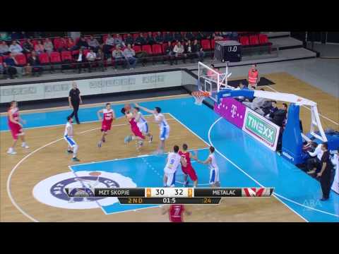 ABA Liga 2014/15, Round 08 match: MZT Skopje Aerodrom - Metalac Farmakom