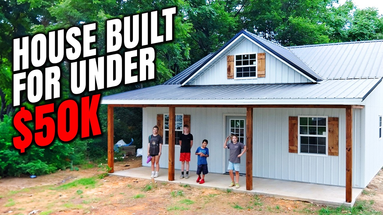 My Kids And I Built A 3 Bed 2 Bath House For Under $50K