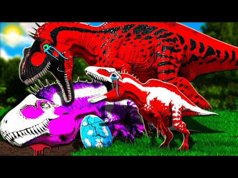 WE'RE TOO LATE! ACROCANTHOSAUR FAMILY! Ark Animals Evolved