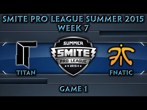 SPL: EU Week 7 - Titan vs. Fnatic (Game 1)
