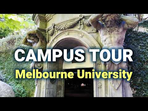 University of Melbourne 🏦 Campus Tour, with🎵 Tunes