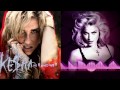 Kesha vs Madonna-We R who we R(Give me all ...