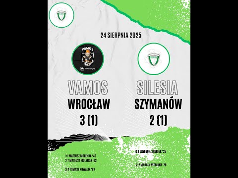 24.08.2025 Podsumowanie Vamos Wrocław-Silesia Szymanów Sezon 2025/26 Grupa IX wrocławskiej b klasy