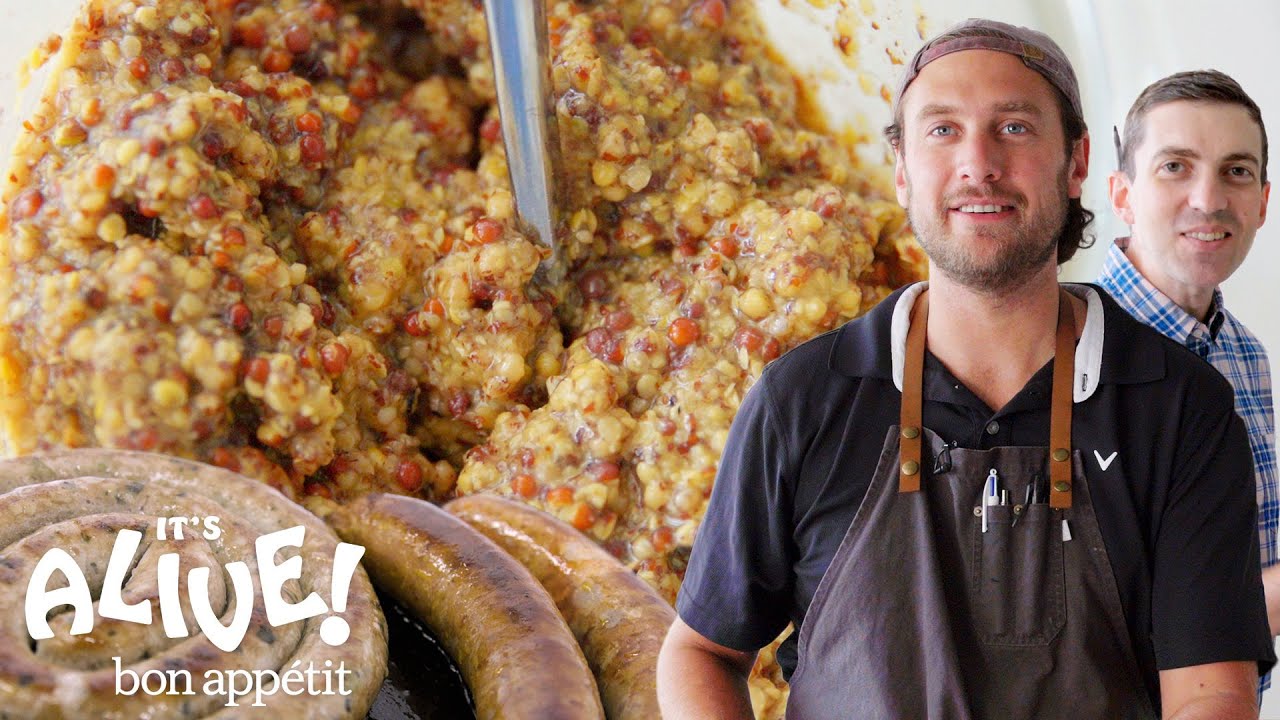 Brad Makes Mustard It S Alive Bon Apptit