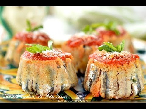 Siciliani Creativi - Tortino di alici alla siciliana - Sicilian anchovies pie