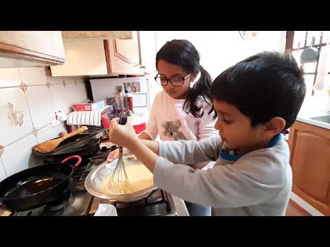 #Cake Making ( Aishiki and Ainesh)