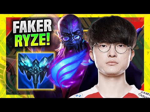 FAKER PERFECT GAME WITH RYZE! - T1 Faker Plays Ryze Mid vs Lulu! | Season 11