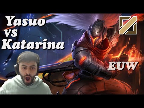 Destroying in Laning Phase! | Yasuo vs Katarina Mid Lane | Yassuo Full Gameplay