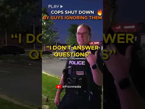Next-Level 'I Don't Answer Questions'-Approach Leaves Cops Lost for Words and Stunned