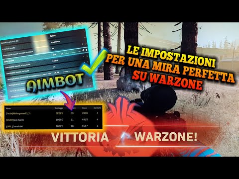 COME AVERE UNA MIRA PERFETTA * IMPOSTAZIONI WARZONE no recoil * AIMBOT