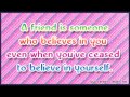 Friendship (Smash Mouth - Why Can't We Be Friends?)