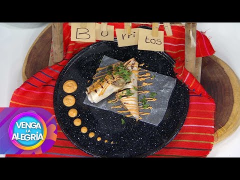 Burritos de bistec en salsa verde, ¡para chuparse los dedos! | Venga La Alegría