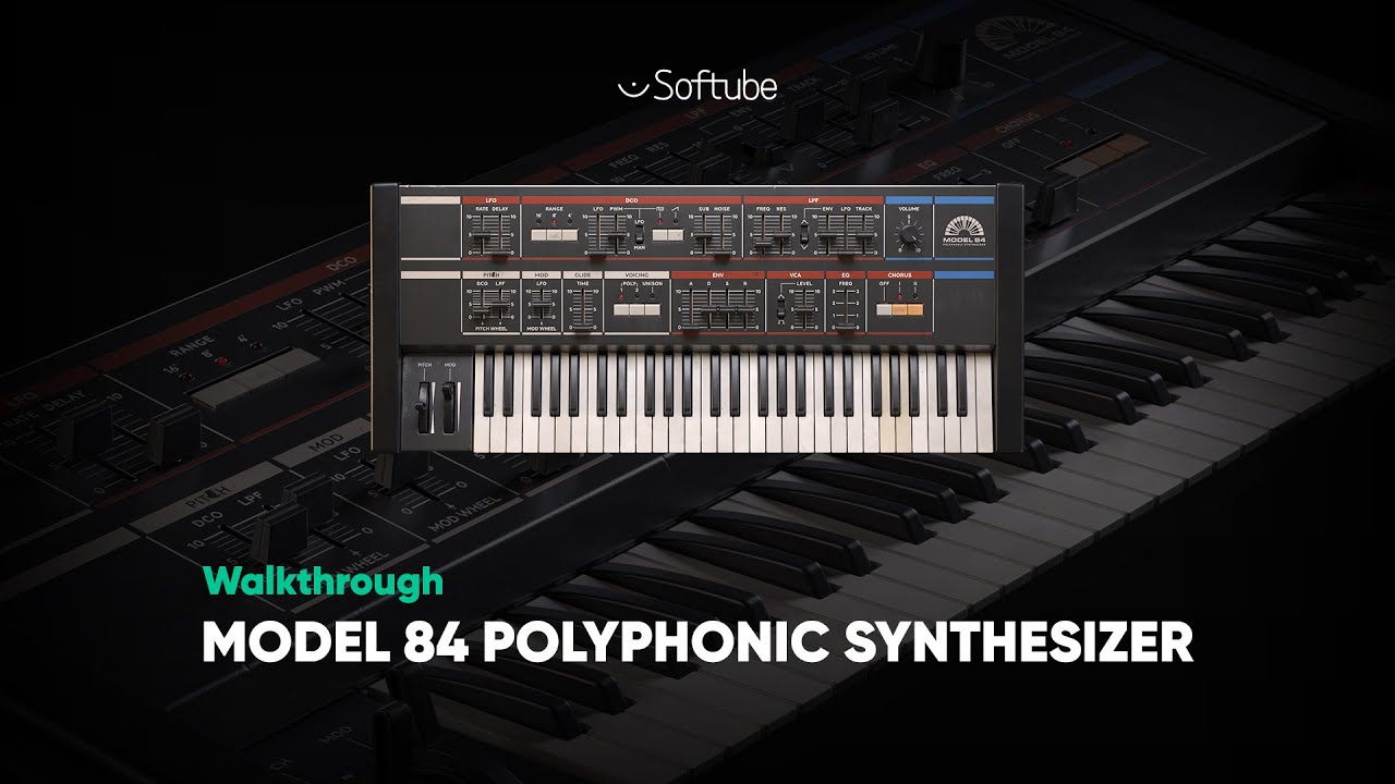 Model 84 Polyphonic Synthesizer Walkthrough â€“ Softube - YouTube