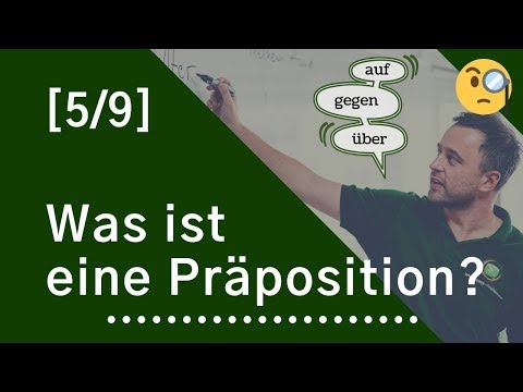 Word types [5/9] - What is a preposition?