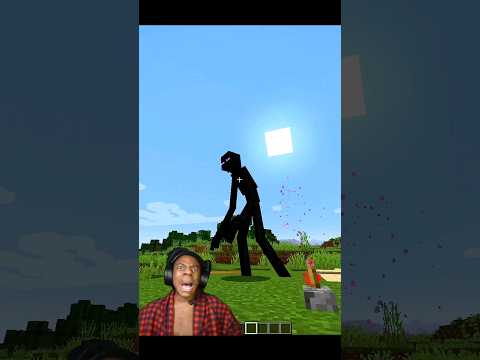 Mutant Enderman Without Mod 🤯 #minecraft #mutant #big #enderman