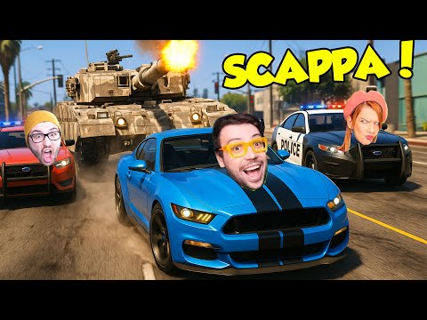 NON FARTI PRENDERE DAI TUOI AMICI SU GTA ! - 4 cacciatori 1 fuggitivo