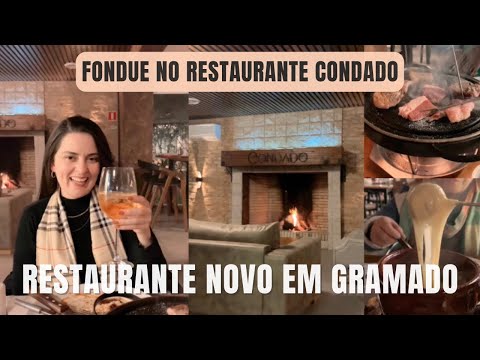 NOVO RESTAURANTE EM GRAMADO/ Sequência de fondue