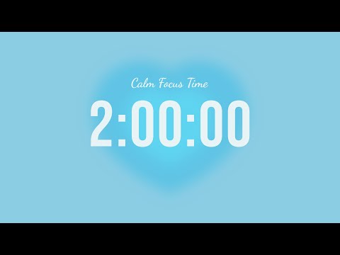 2 Hour Silent Count-Up Timer | Study with Me | Build Your Focus