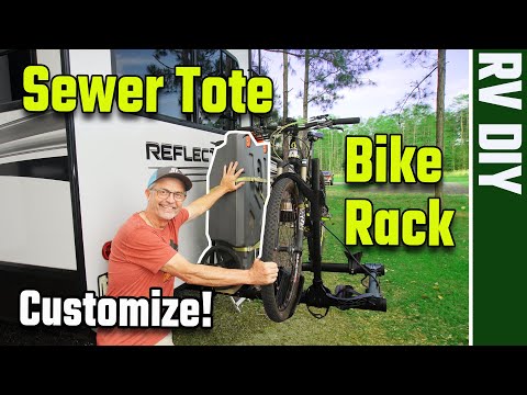 Transform Your Bike Rack Into The Ultimate Sewer Tote Storage Solution!