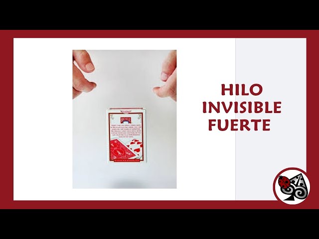 Vídeo relacionado con Magie Hilo Invisible 2 Metros Liso - Truco de Magia - Correa