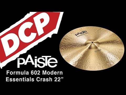 Paiste Formula 602 Modern Essentials Crash Cymbal 22" image 4