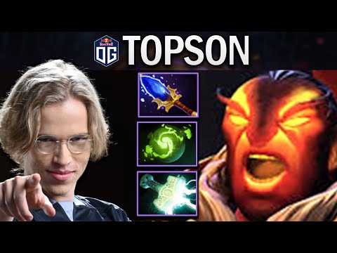 OG.TOPSON EMBER SPIRIT WITH REFRESHER-AGHANIMS - DOTA 2 7.30 GAMEPLAY