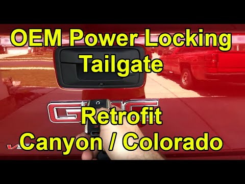 [HOW TO] Install OEM Power Locking Tailgate in a 2015-2019 GMC Canyon / Chevy Colorado (Retrofit)