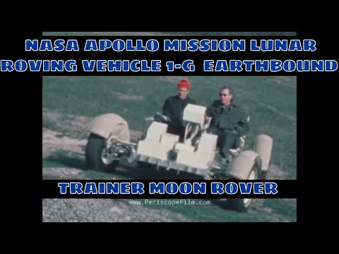 NASA APOLLO MISSION LUNAR ROVING VEHICLE 1-G EARTHBOUND TRAINER  MOON ROVER (SILENT FILM) 19554