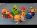 1998 THE RUGRATS FULL SET OF 5 BURGER KING COLLECTIBLE MINI FIGURES VIDEO REVIEW
