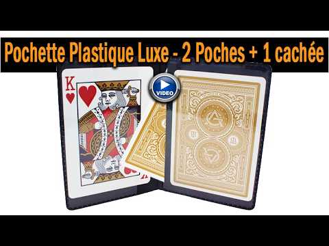 Voir la vidéo de Pochette Plastique Luxe - 2 Poches + 1 cachée