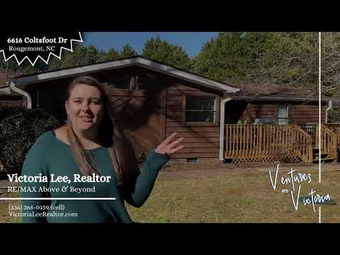 Home for Sale - 6616 Coltsfoot Dr, Rougemont, NC with Granite Countertops and Fenced Yard