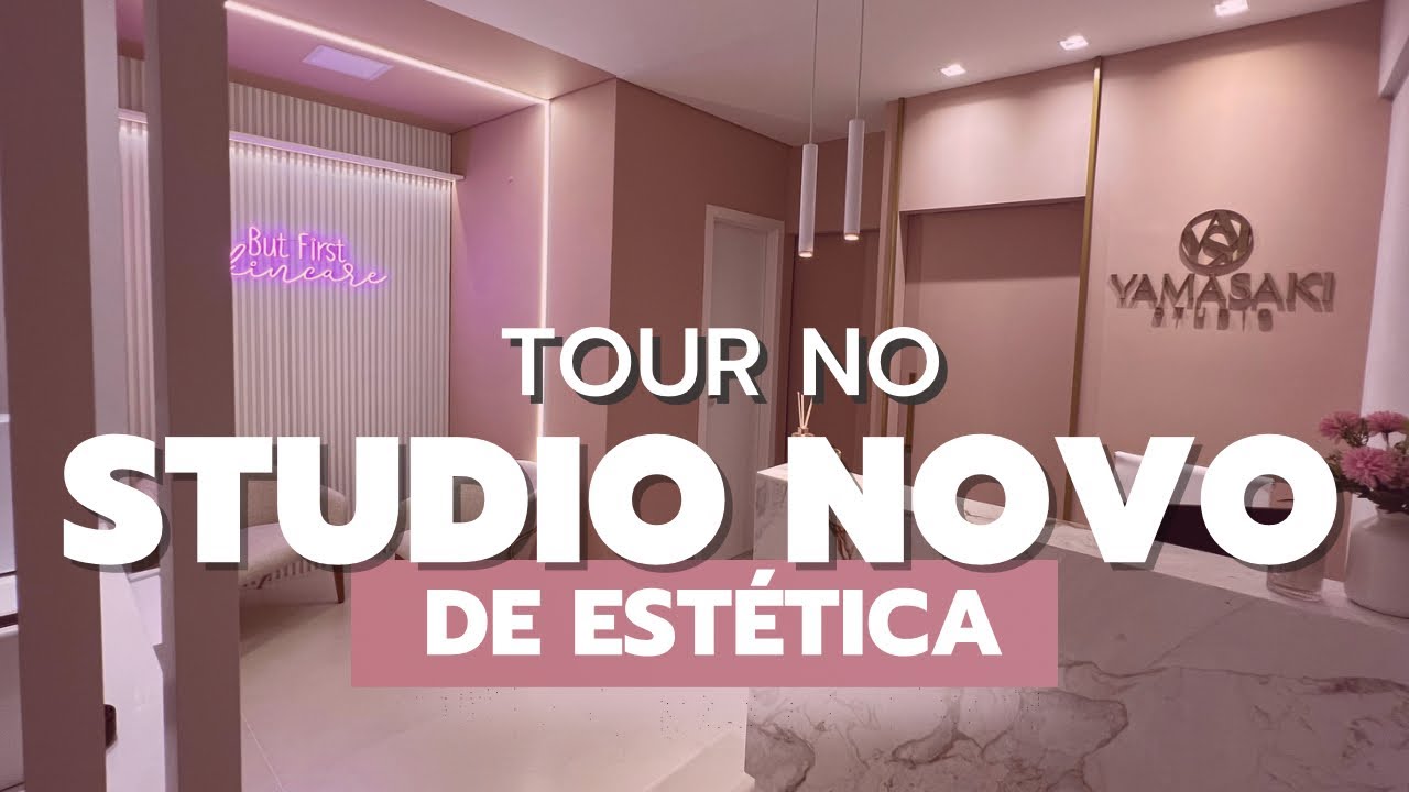 TOUR PELO MEU NOVO CONSULTÓRIO DE ESTÉTICA