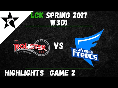 KT vs AFS Highlights Game 2 LCK Spring W3D1 2017 kt Rolster vs Afreeca Freecs
