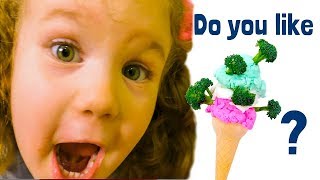 Do You Like Broccoli Ice Cream? Yucky! Featuring with Kids Liza | Super Simple Songs