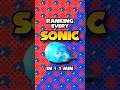 Ranking EVERY Sonic Boost Game In Under ONE MINUTE