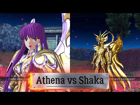 (English sub) Saint Seiya: Soldiers Soul - Athena vs Shaka (God Cloth) (5 Round)