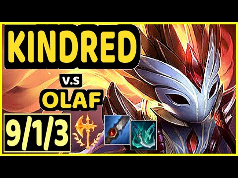 DIAMONDPROX (KINDRED) vs OLAF - 9/1/3 KDA JUNGLE GAMEPLAY - EUW Ranked GRANDMASTER