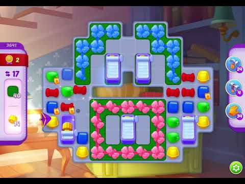 HomeScapes Level 3641 no boosters (19 moves)