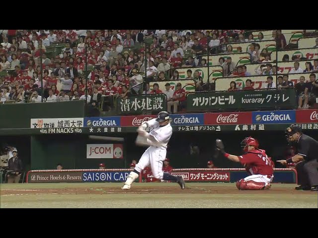 【4回裏】エースに勝利を…ライオンズ･栗山が同点タイムリー!!　2015/6/11 L-C