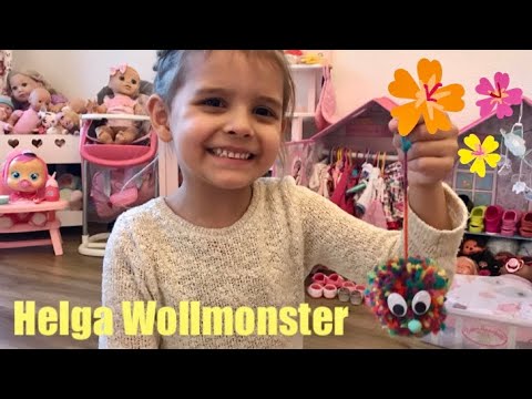 Helga POMPOM TIERE aus Wolle