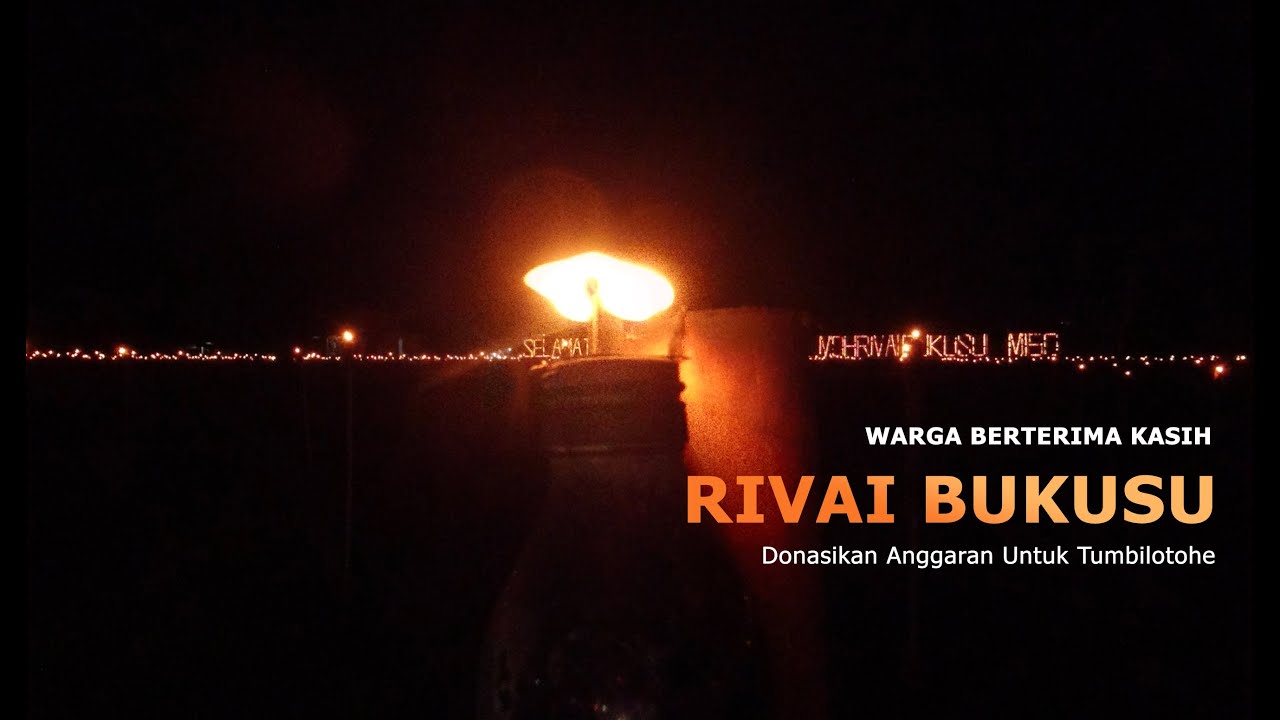 Rivai Bukusu Donasikan Anggaran Untuk Tumbilotohe Kelurahan Dulalowo Timur