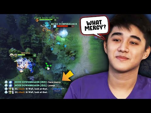 Abed showing NO MERCY in NA pubs DOTA 2