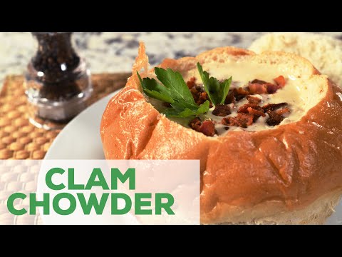 Clam Chowder in a Heating Blender