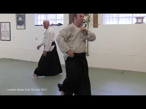 Irimi nage blocked change to ki no nagare