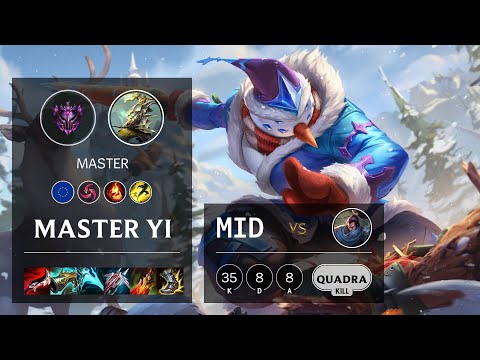 Master Yi Mid vs Yasuo - EUW Master Patch 11.15