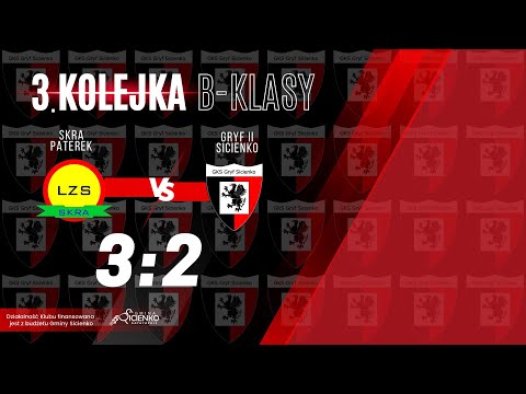 Skrót meczu Skra Paterek - Gryf II Sicienko 3:2
