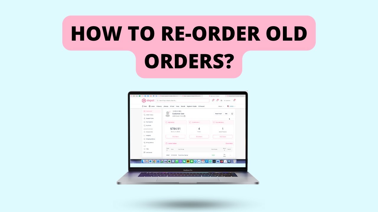 How to reorder tutorial thumbnail