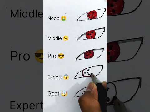 How to draw Sharingan #shorts #sharingan